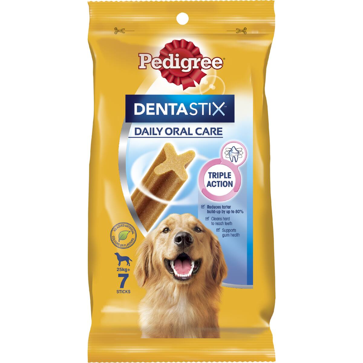Pedigree Dentastix Large Dental Dog Treats Daily Oral Care Chews 7 Pack