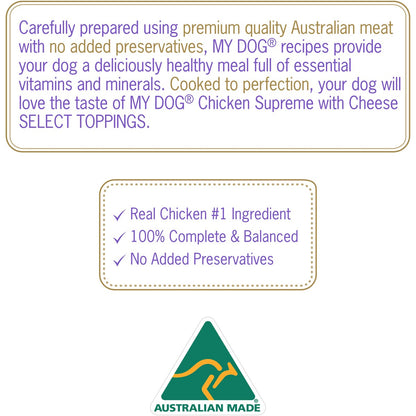 My Dog Chicken Supreme With Cheese Wet Dog Food 6 Pack