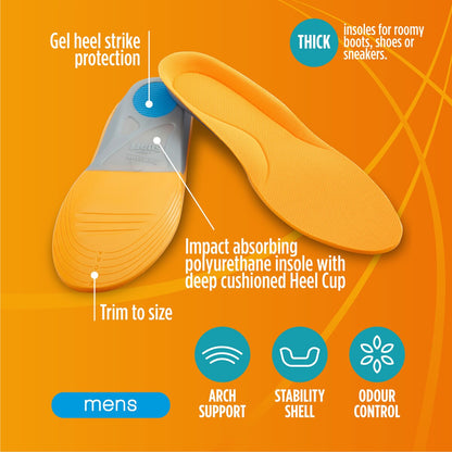 Maseur Footcare Ultra Sport Mens Insole 1 Pair