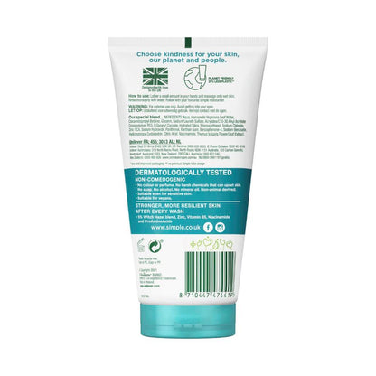 Simple eansing Facial Wash Gel Daily Skin Detox Purifying - 150mL