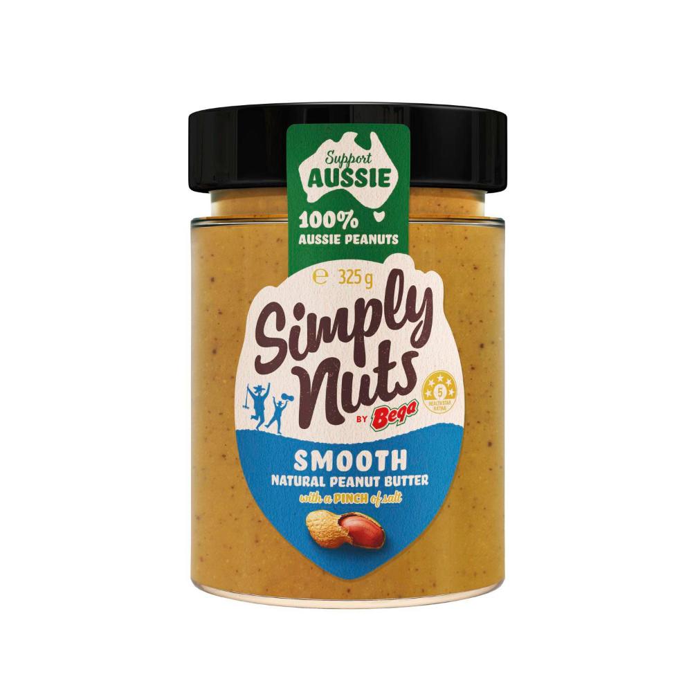 Bega Simply Nuts Smooth Peanut Butter - 325g