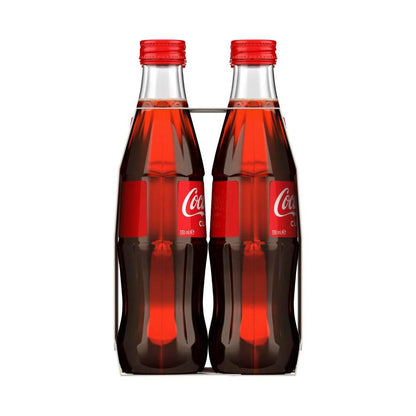 Coca-Cola assic Soft Drink Multipack Glass Bottles 4x330ml
