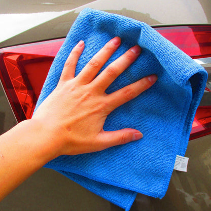 All Set Automotive Microfibre Cleaning Cloth - 40 x 40cm - 12 Pack