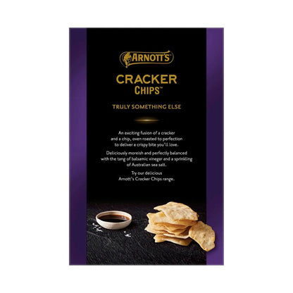 Arnott's Cracker Chips Balsamic Vinegar & Sea Salt - 150g