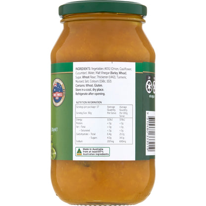 Three Threes Sweet Mustard Pickles 520g