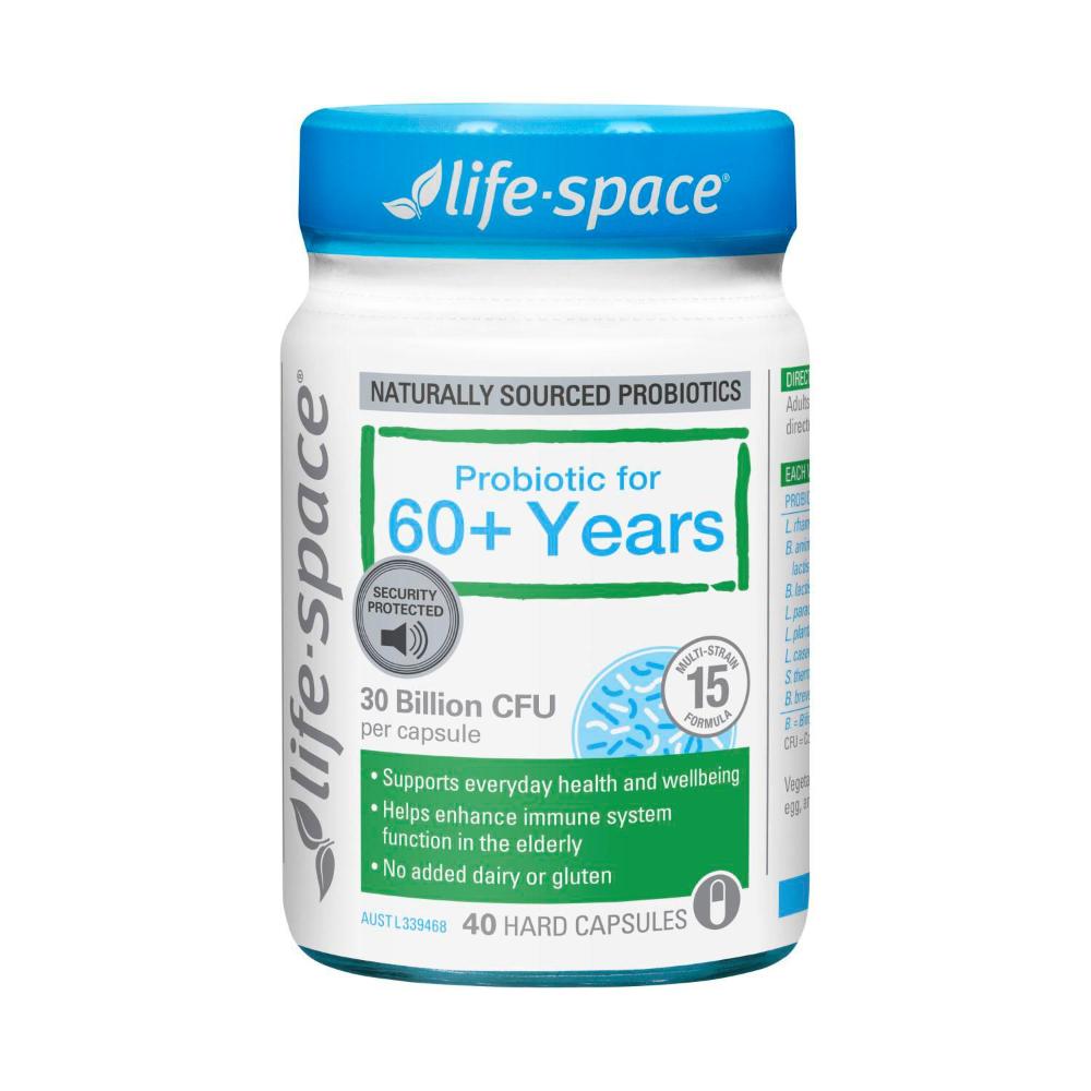 Life Space Probiotic 60+ Years Hard Capsules - 40 pack