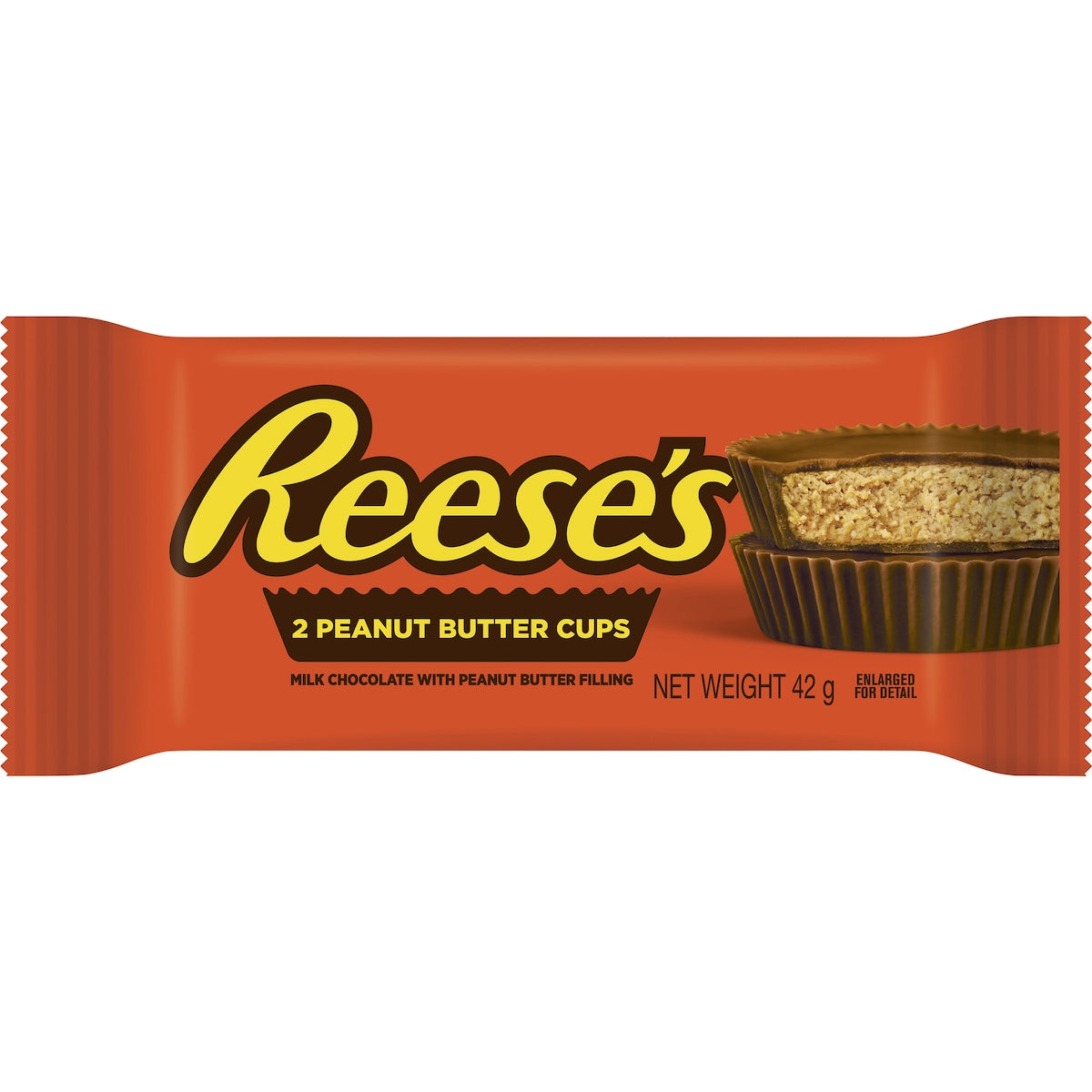 Reeses Peanut Butter Cups Milk Chocolate 42g