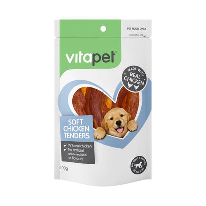 Vitapet Soft Chicken Tenders Dog Treats - 100g