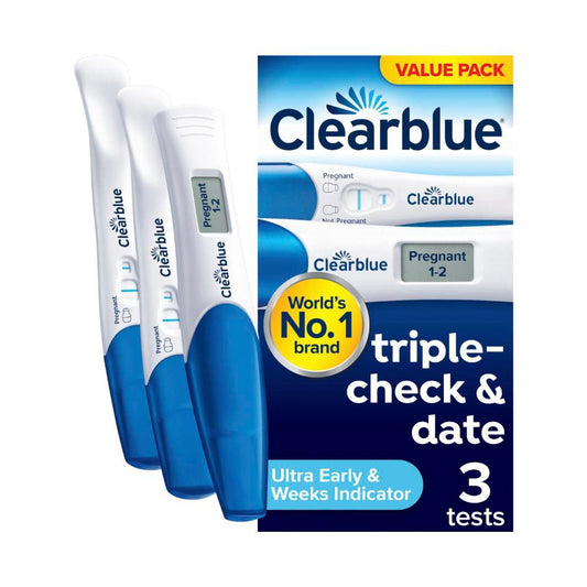 Clearblue Triple Check Pregnancy Combo Test Kit - 3 Pack