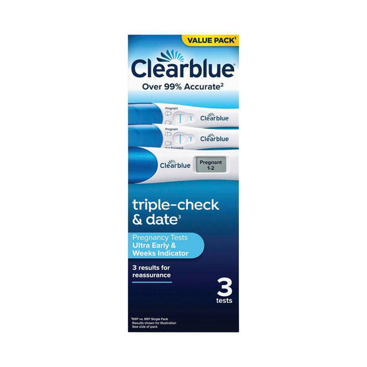 earblue Triple Check Pregnancy Combo Test Kit - 3 Pack