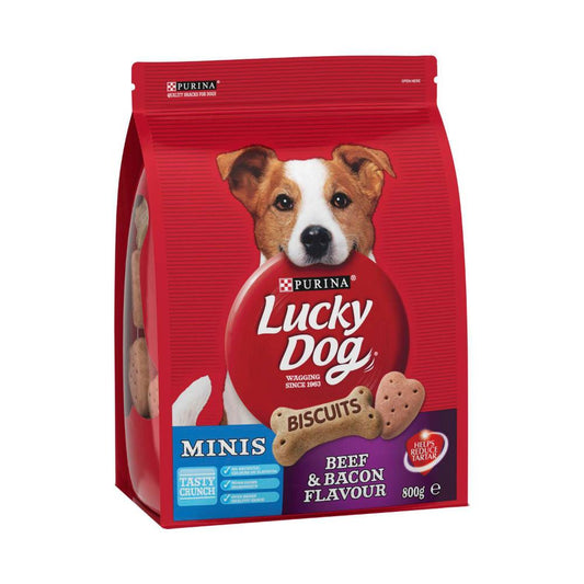 Purina Lucky Dog Adult Beef & Bacon Bones Dog Treat - 800g