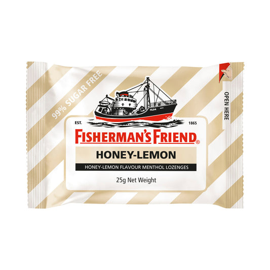 Fisherman's Friend Honey & Lemon Flavour Menthol Lozenges - 25g