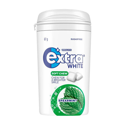 Extra White Soft Chew Spearmint Sugar Free Chewing Gum - 67g
