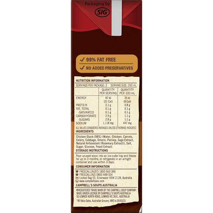 Campbells Real Stock Chicken 500ml