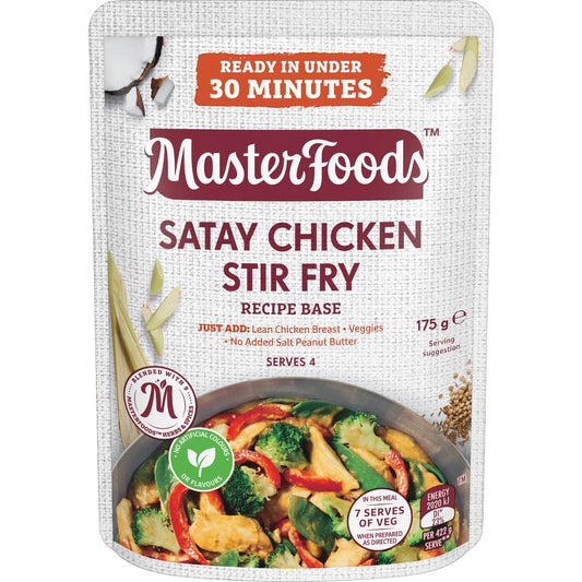 Masterfoods Satay Chicken Stir Fry Recipe Base 175g