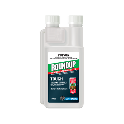Roundup Tough Concentrate Weedkiller - 500ml