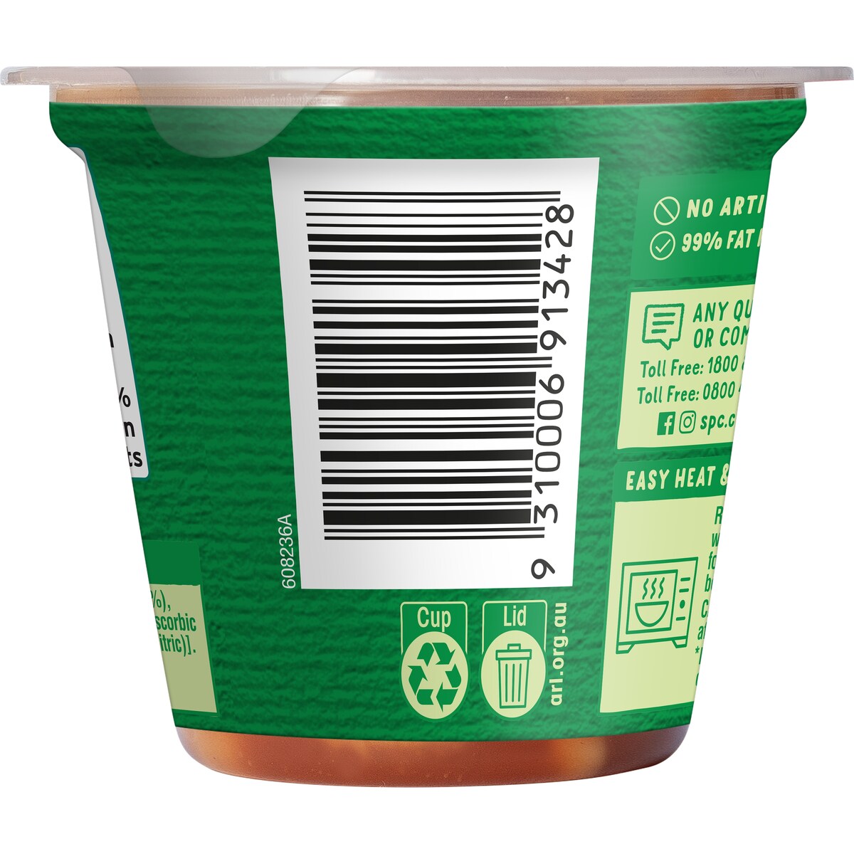 SPC Baked Beans Rich Tomato Snack Pot 180g