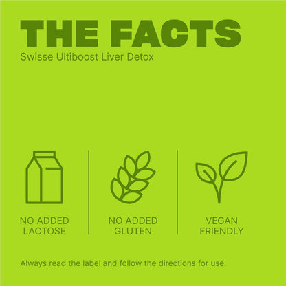 Swisse Ultiboost Liver Detox Tablets For Digestiive Health 60 Pack