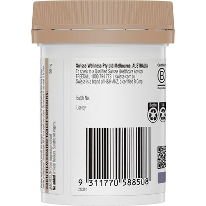 Swisse Ultiboost Magnesium Tablets For Bone And Muscle Health 60 Pack