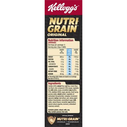 Kellogg's Nutri Grain Bars Original 5 pack