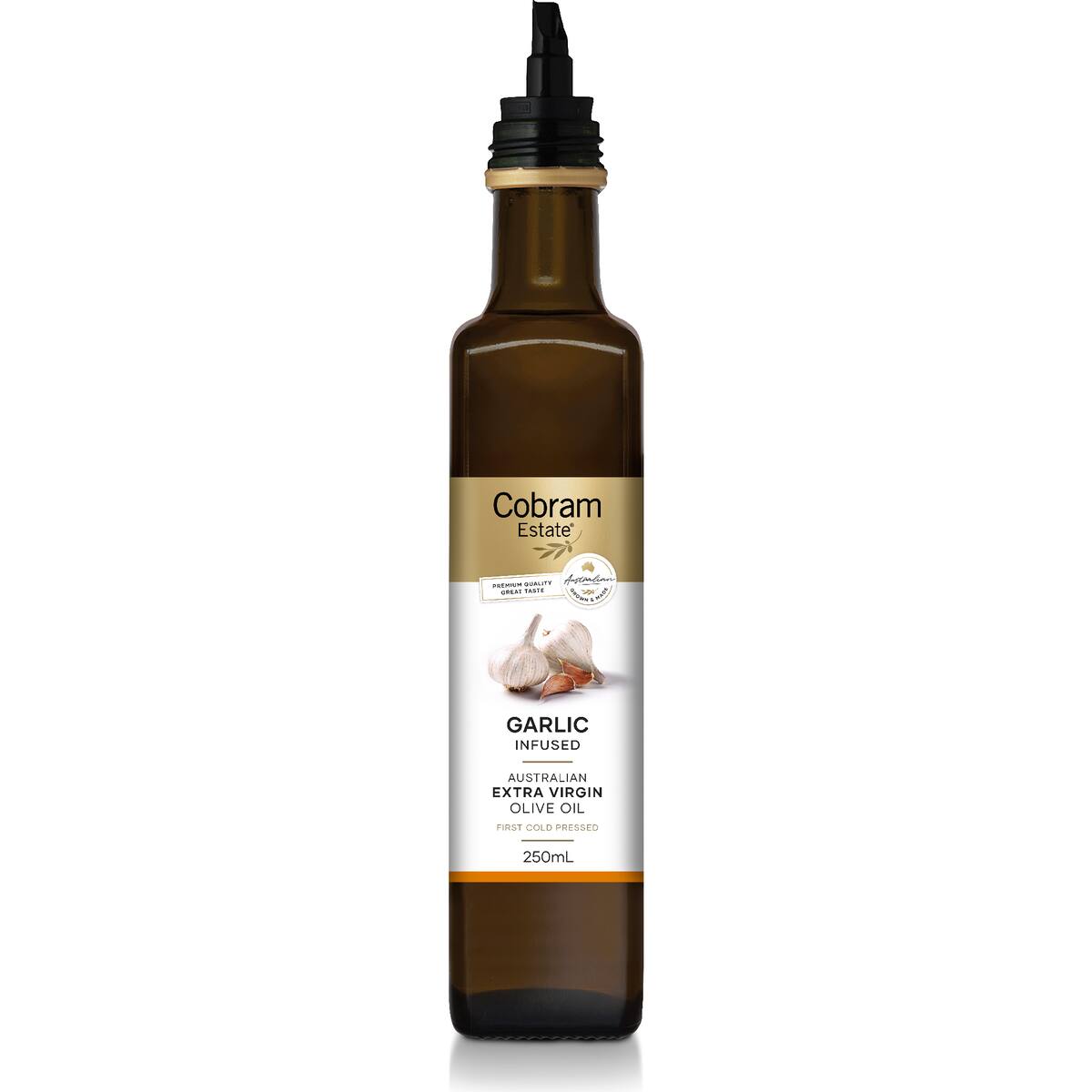 Cobram Estate Extra Virgin Olive Oil Garlic Infused 250ml