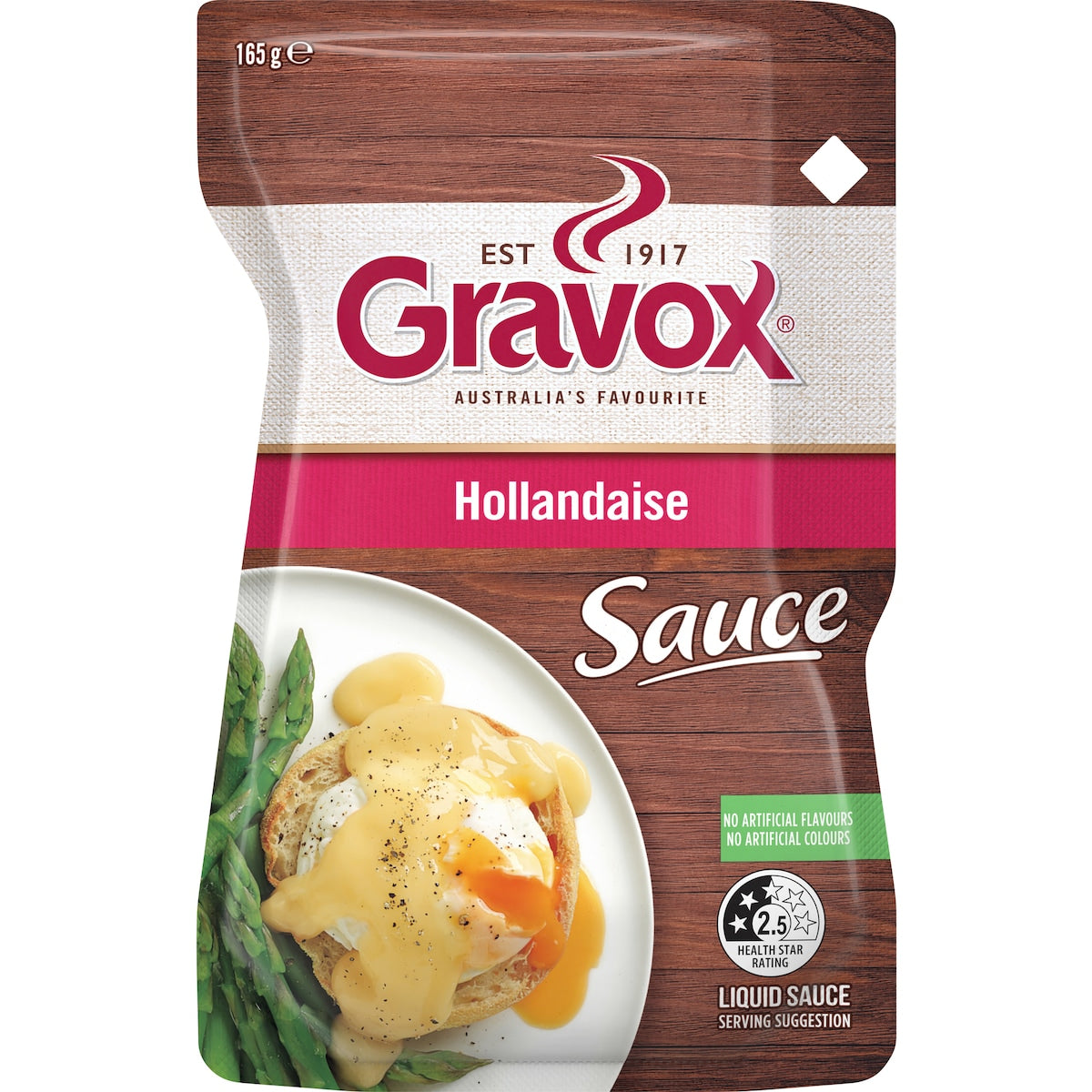 Gravox Hollandaise Liquid Sauce Pouch 165g