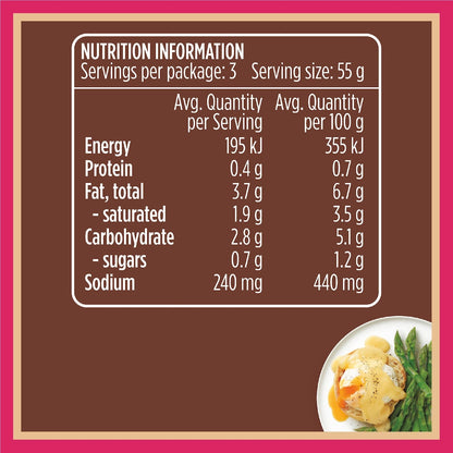 Gravox Hollandaise Liquid Sauce Pouch 165g