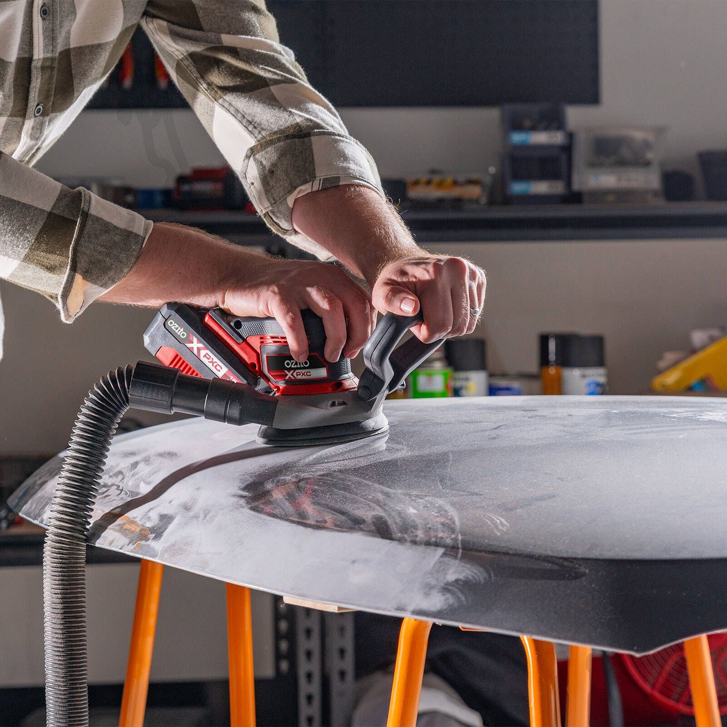 Ozito PXC 18V Brushless Random Orbital Sander - 125mm