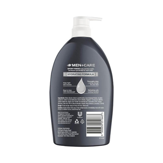 Dove Men Body Wash Sport Fresh - 1L