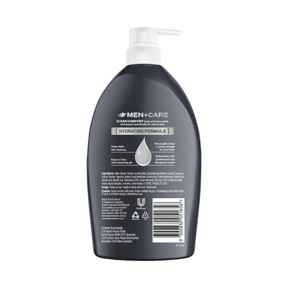 Dove Men+care ean Comfort Body And Face Wash - 1L