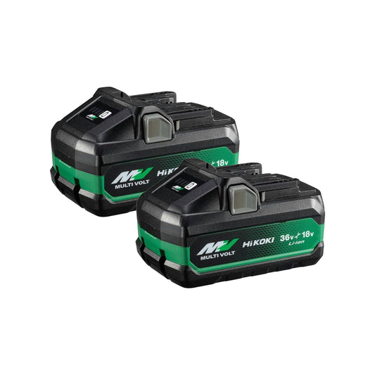 Hikoki Multivolt Battery Twin Pack - 18V/36V - 2 Batteries
