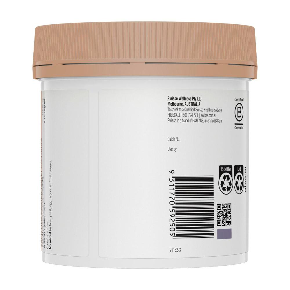 Swisse Ultiboost Calcium + Vitamin D For Bone Health Support - 150 pack