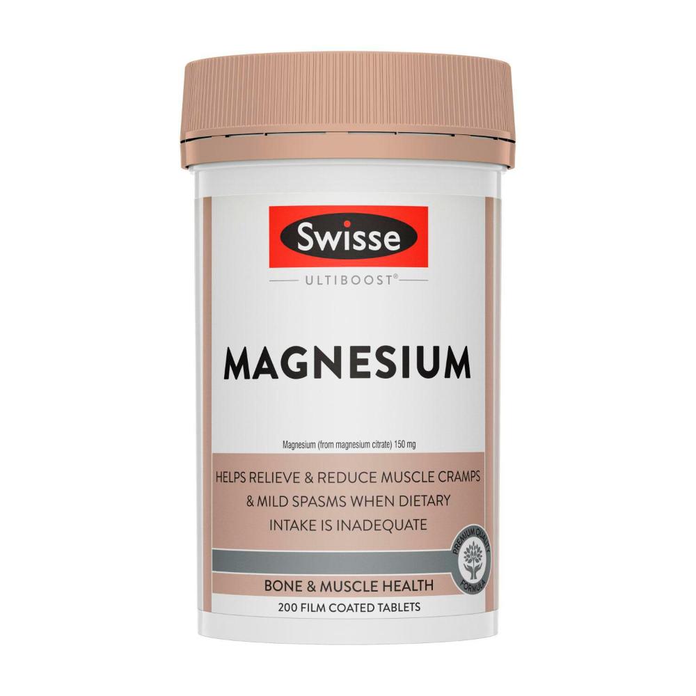 Swisse Ultiboost Magnesium Tablets - 200 pack