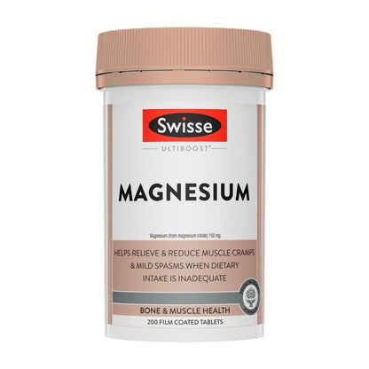 Swisse Ultiboost Magnesium Tablets - 200 pack
