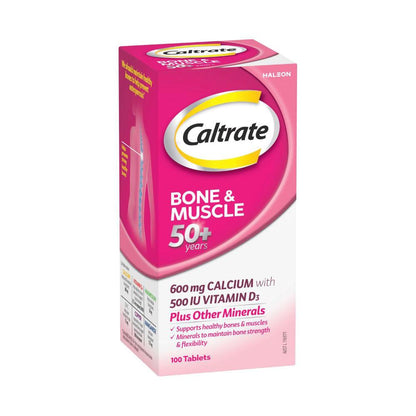 Caltrate Bone & Muscle Vitamin D 500iu 50+ - 100 Pack