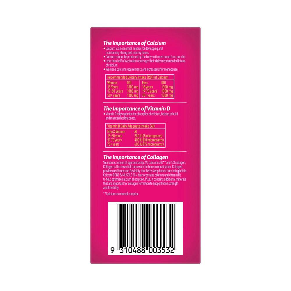 Caltrate Bone & Muscle Vitamin D 500iu 50+ - 100 Pack