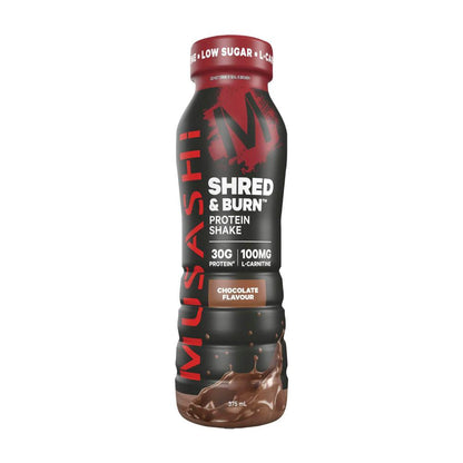 Musashi Shred & Burn Chocolate Protein Shake - 375mL