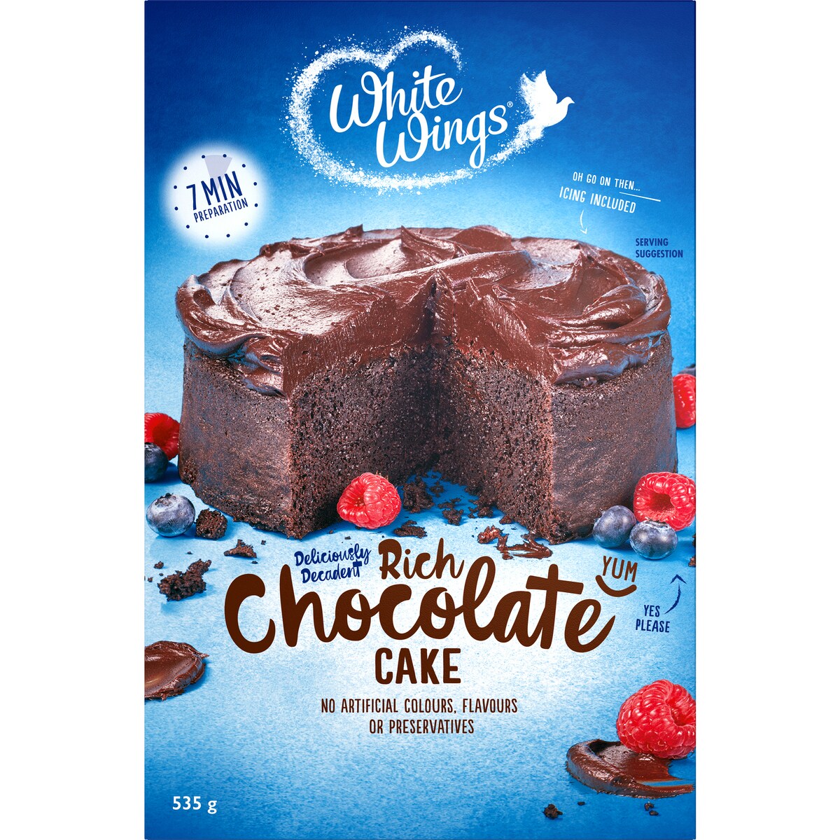 White Wings Cake Mix Rich Chocolate Cake 535g