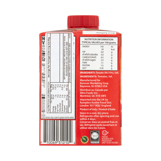 Tuscanini Tomato Passata Sauce - 500g