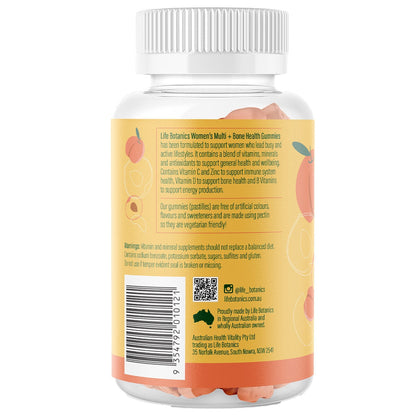 Life Botanics Vegetarian Women's Multi + Bone Health Gummies 150 Pack