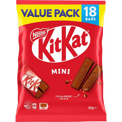 Kitkat Milk Chocolate Mini Bars 18 Pack
