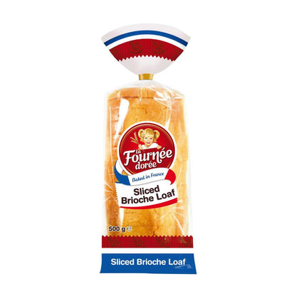 La Fournee Doree Sliced Brioche Loaf Plain - 500g