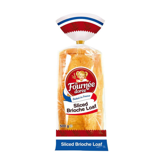 La Fournee Doree Sliced Brioche Loaf Plain - 500g