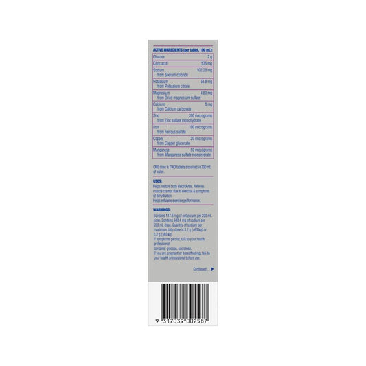 Hydralyte Sports Effervescent Tablets Berry | 20 pack