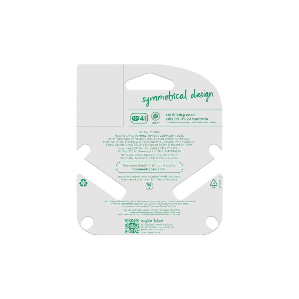 Tommee Tippee Night Time Baby Dummy 2 Pack 18-36m - 2 pack