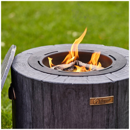 Glow Eco Fuego Charcoal Fire Pit - Lights in seconds, No wood smoke, 90% less CO2