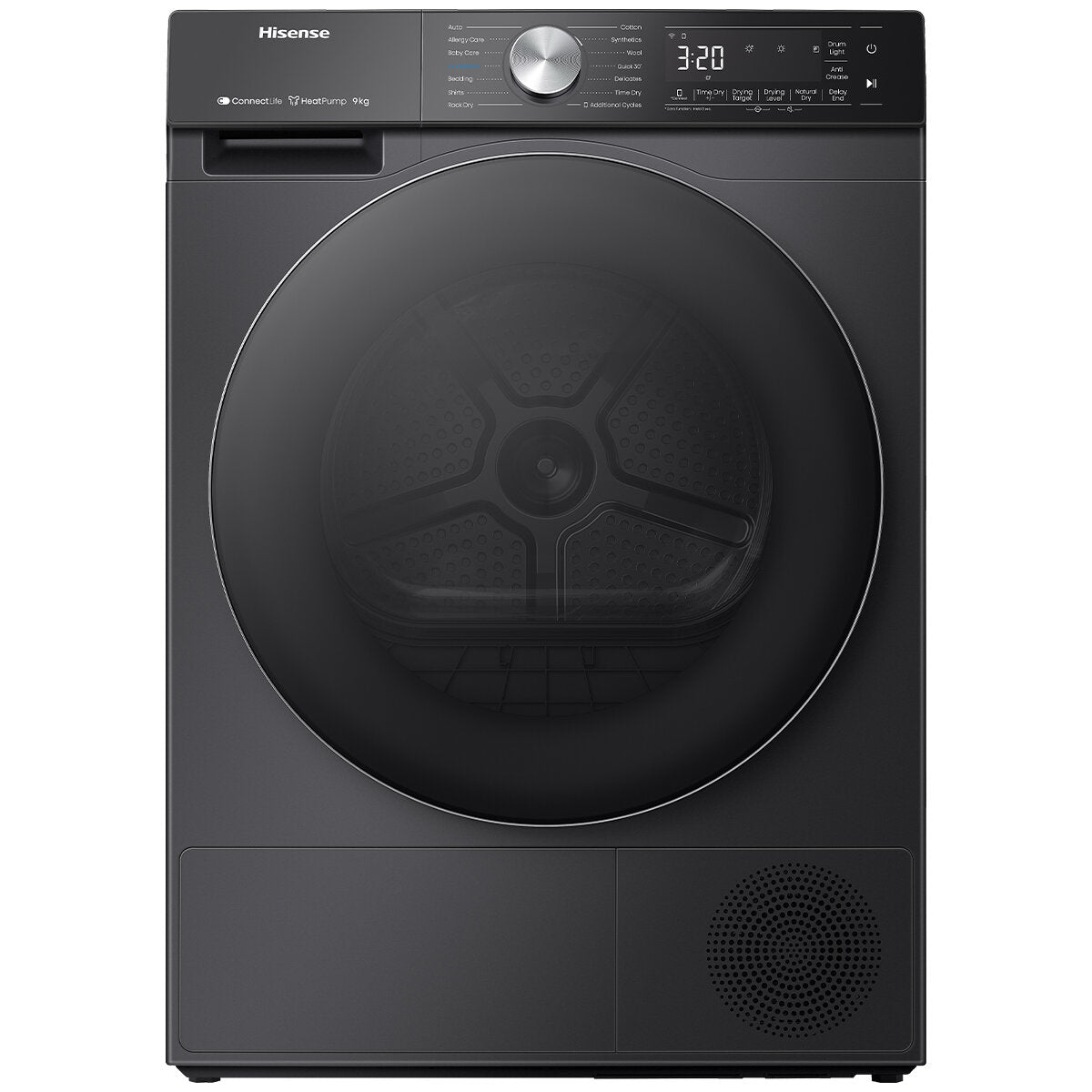 Hisense 9kg Series 7 Heat Pump Dryer HDF7S90HB Energy Efficient 10 Star Rating