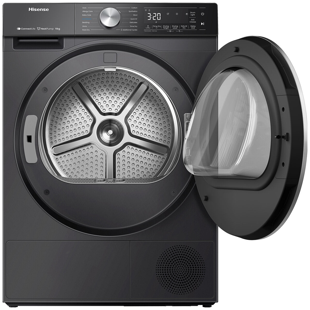 Hisense 9kg Series 7 Heat Pump Dryer HDF7S90HB Energy Efficient 10 Star Rating