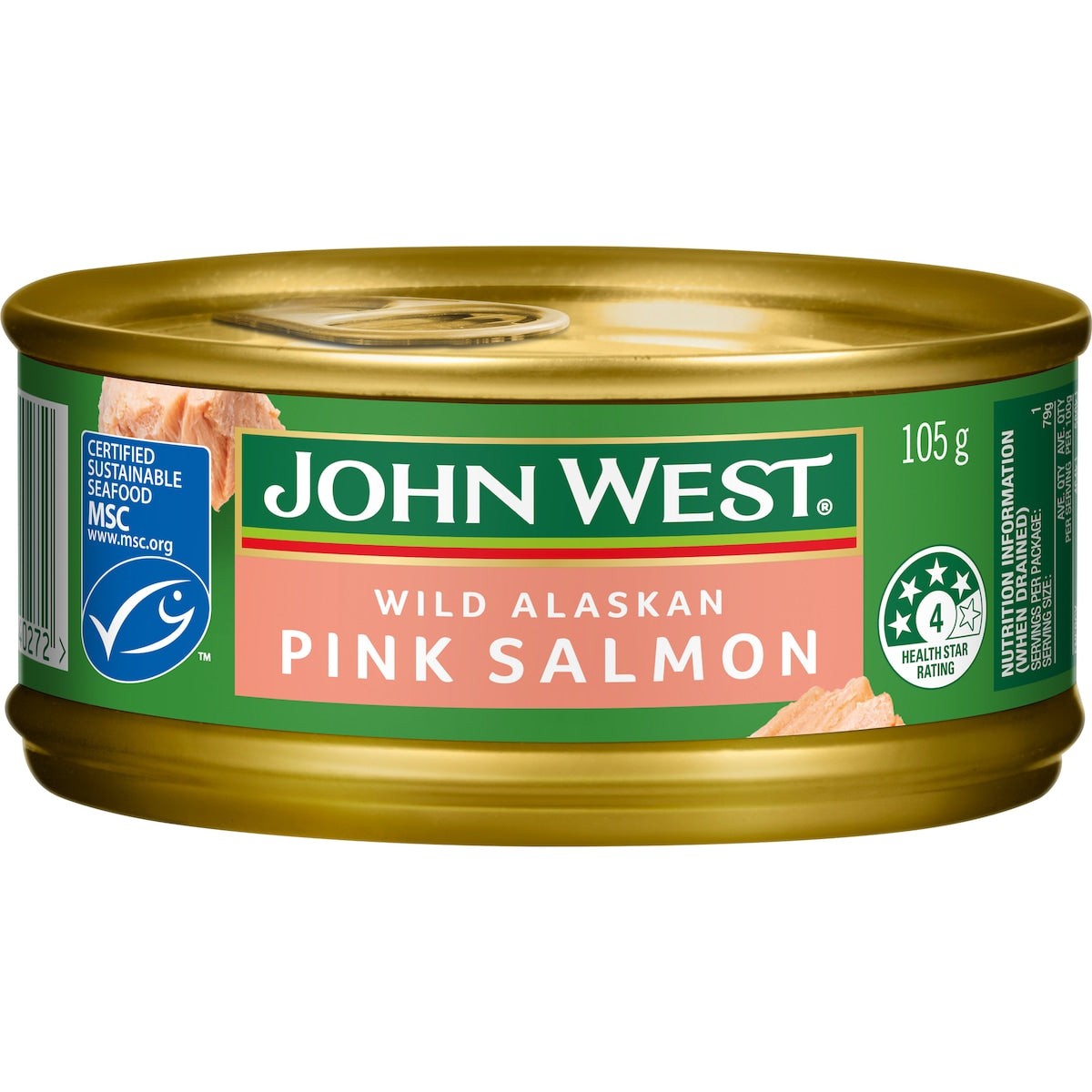 John West Fresh Packed Wild Alaskan Pink Salmon 105g