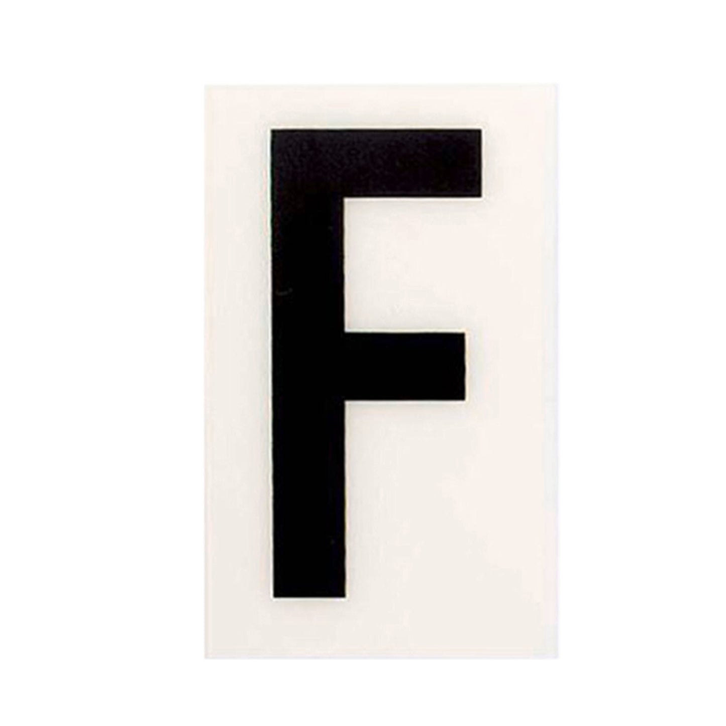 Sandleford Self Adhesive House Letter F - 85mm - White